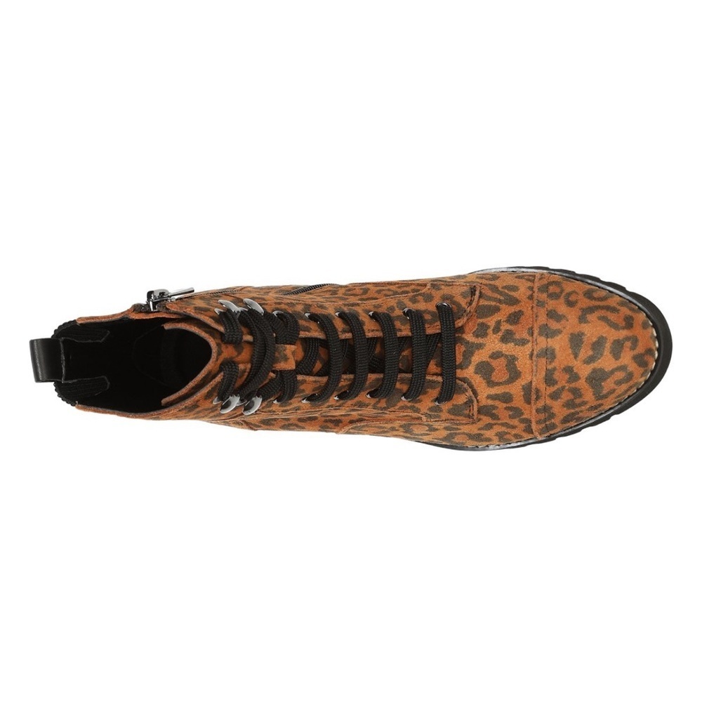 Donald Pliner New Ease Natural Leopard Boots Size 6.5 - Picture 4 of 10